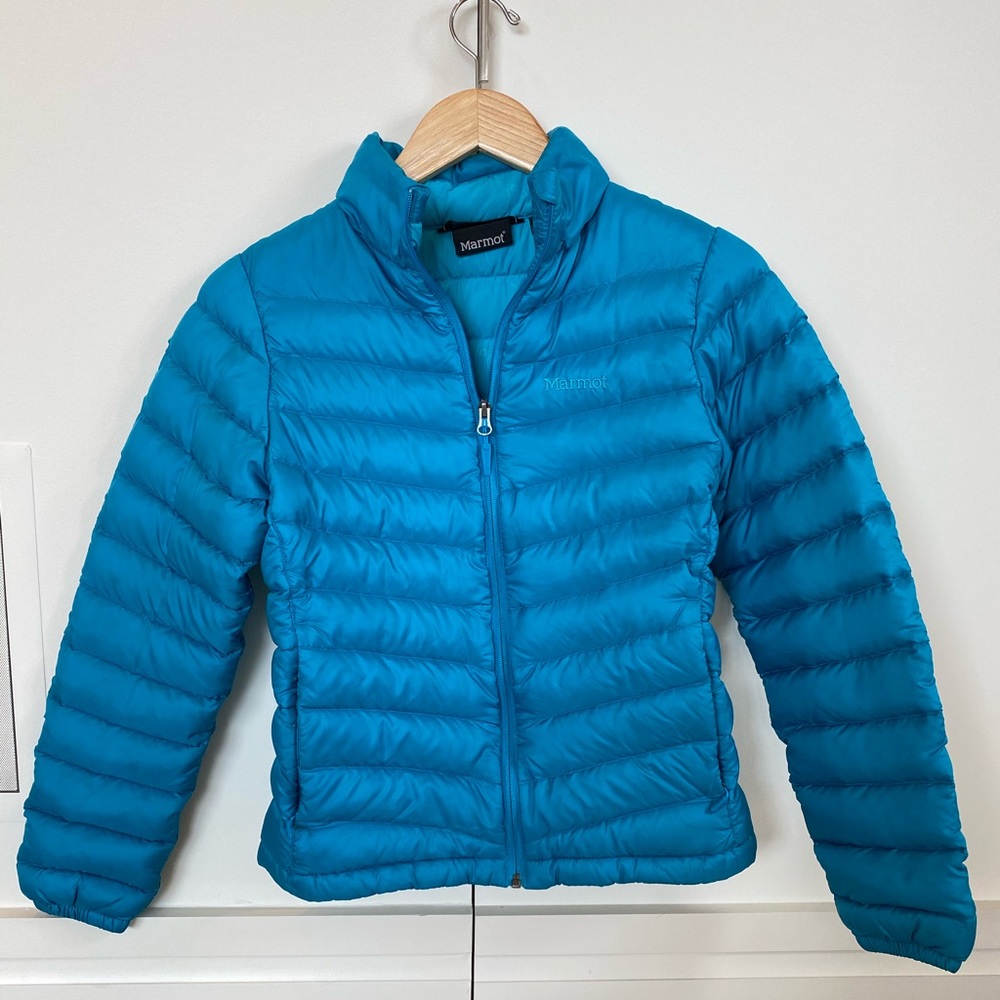 Blue Marmot 700 fill puffer